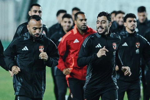  محاضرة كولر وفقرات متنوعة.. كيف جاء مران الأهلي الأخير قبل مواجهة بلوزداد؟ (فيديو)